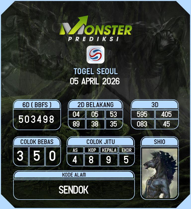 Kode-Monster-Seoul-Hari-Minggu-5-April-2026