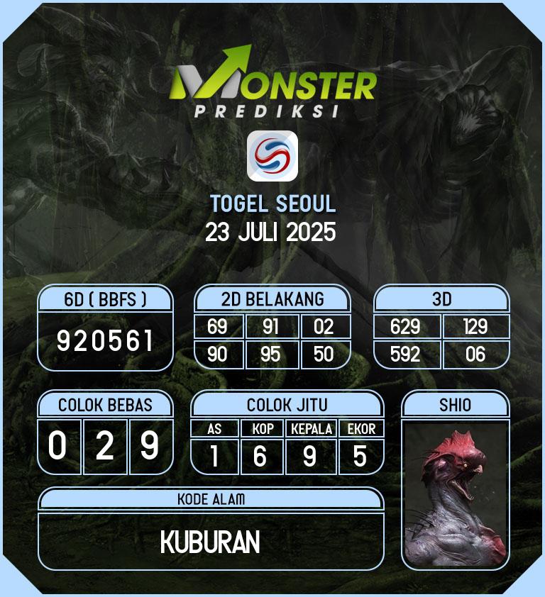 Kode-Monster-Seoul-Hari-Rabu-23-Juli-2025