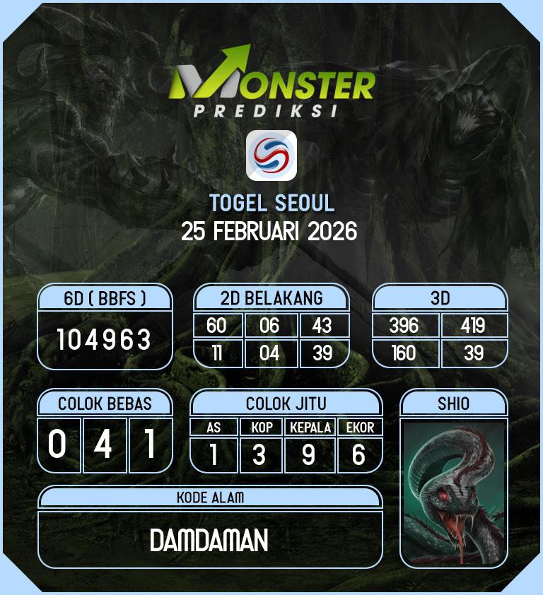 Kode-Monster-Seoul-Hari-Rabu-25-Februari-2026