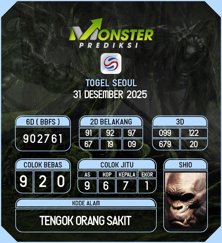 Kode-Monster-Seoul-Hari-Rabu-31-Desember-2025