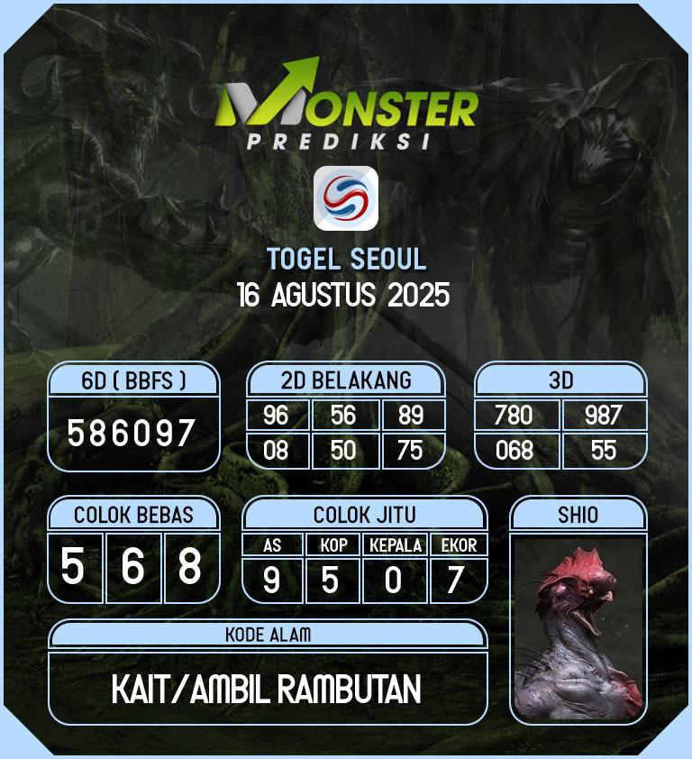 Kode-Monster-Seoul-Hari-Sabtu-16-Agustus-2025