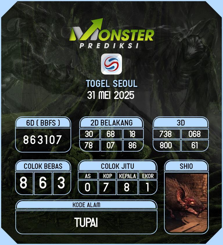 Kode-Monster-Seoul-Hari-Sabtu-31-Mei-2025