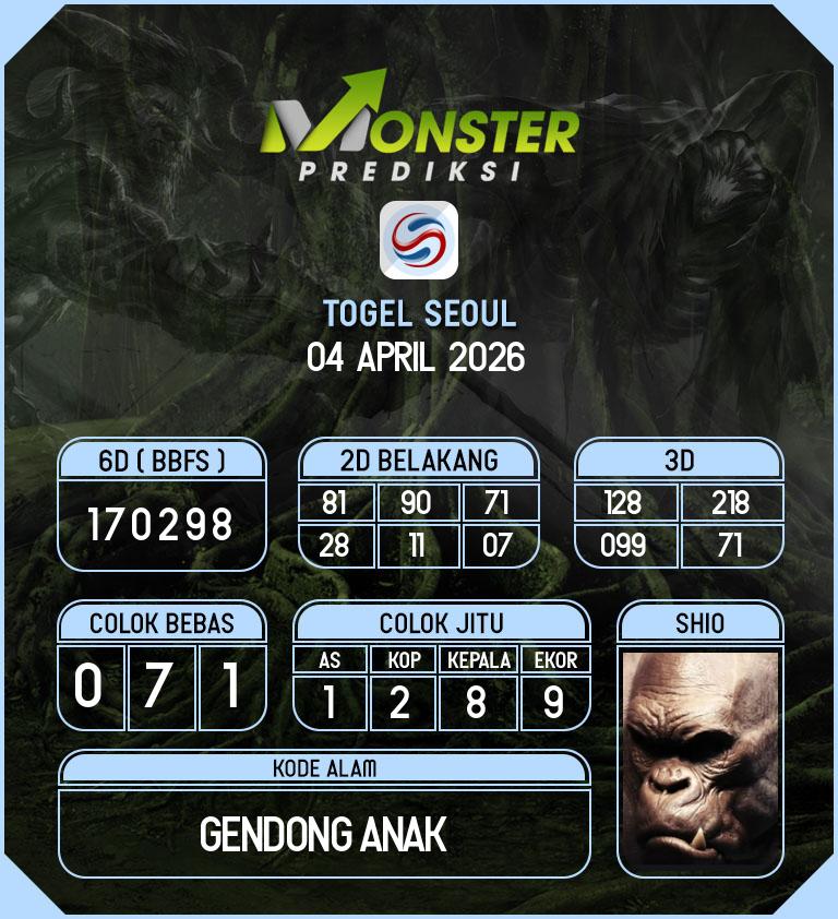 Kode-Monster-Seoul-Hari-Sabtu-4-April-2026