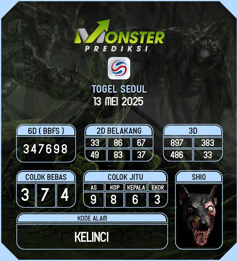 Kode-Monster-Seoul-Hari-Selasa-13-Mei-2025