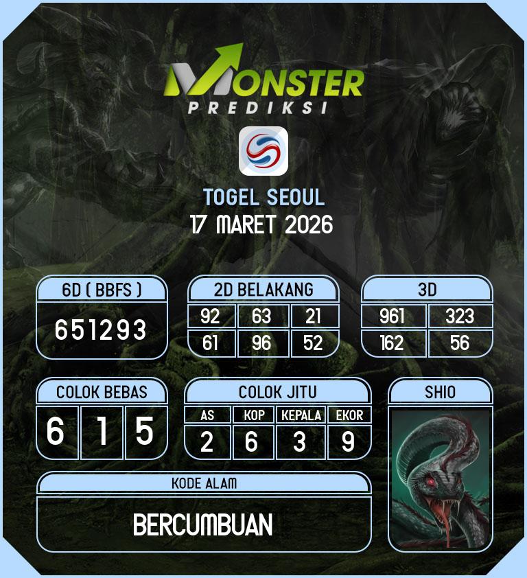 Kode-Monster-Seoul-Hari-Selasa-17-Maret-2026