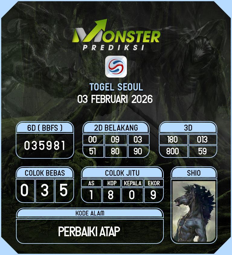 Kode-Monster-Seoul-Hari-Selasa-3-Februari-2026