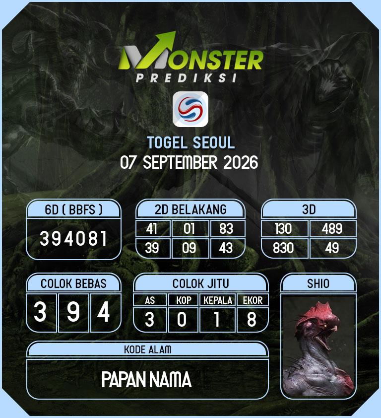 Kode-Monster-Seoul-Hari-Senin-7-September-2026