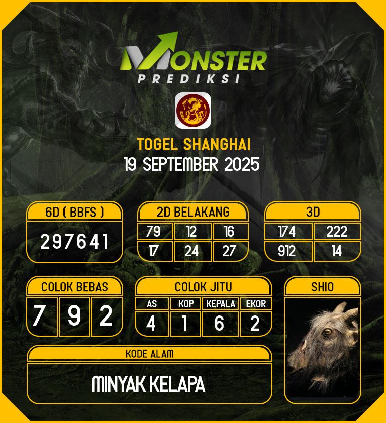 Kode-Monster-Shanghai-Hari-Jumat-19-September-2025