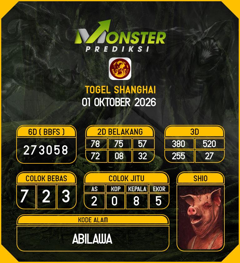 Kode-Monster-Shanghai-Hari-Kamis-1-Oktober-2026