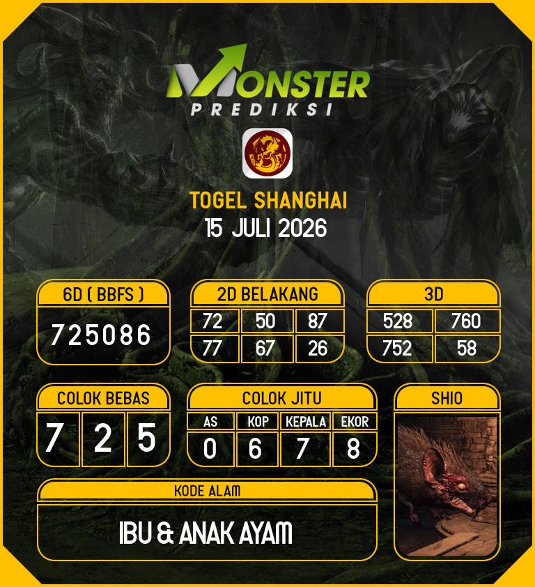 Kode-Monster-Shanghai-Hari-Rabu-15-Juli-2026