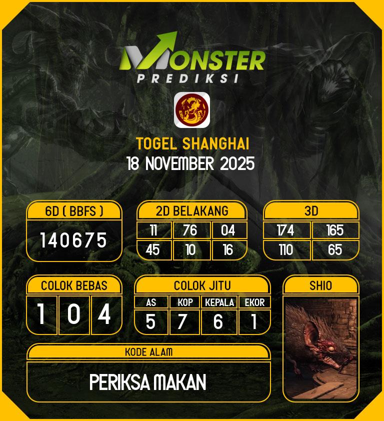Kode-Monster-Shanghai-Hari-Selasa-18-November-2025