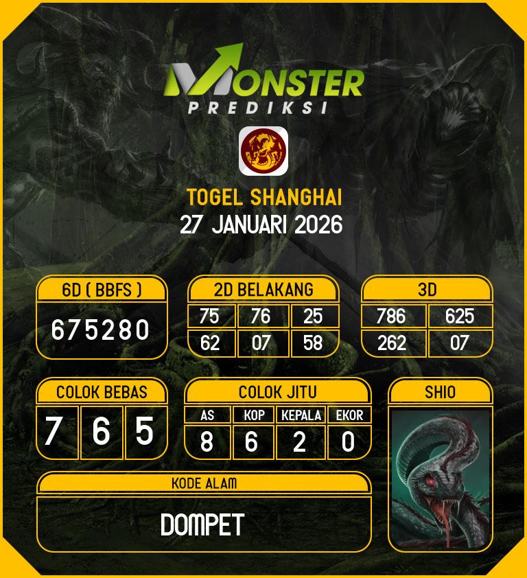 Kode-Monster-Shanghai-Hari-Selasa-27-Januari-2026