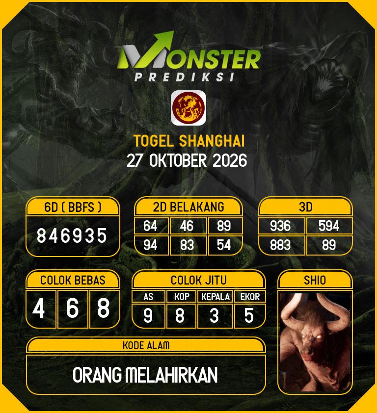 Kode-Monster-Shanghai-Hari-Selasa-27-Oktober-2026