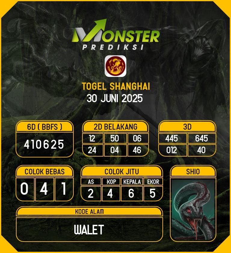 Kode-Monster-Shanghai-Hari-Senin-30-Juni-2025