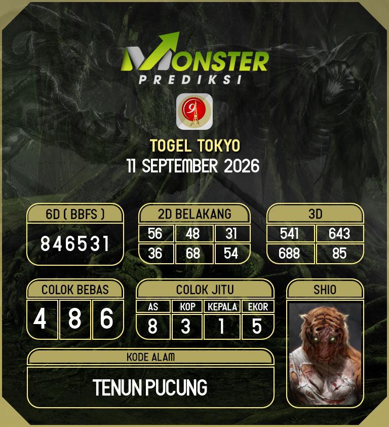 Kode-Monster-Tokyo-Hari-Jumat-11-September-2026