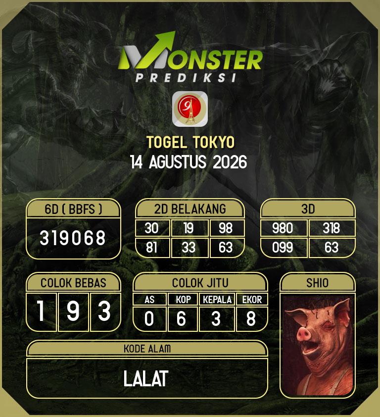 Kode-Monster-Tokyo-Hari-Jumat-14-Agustus-2026