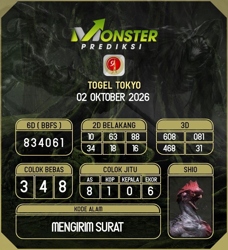 Kode-Monster-Tokyo-Hari-Jumat-2-Oktober-2026