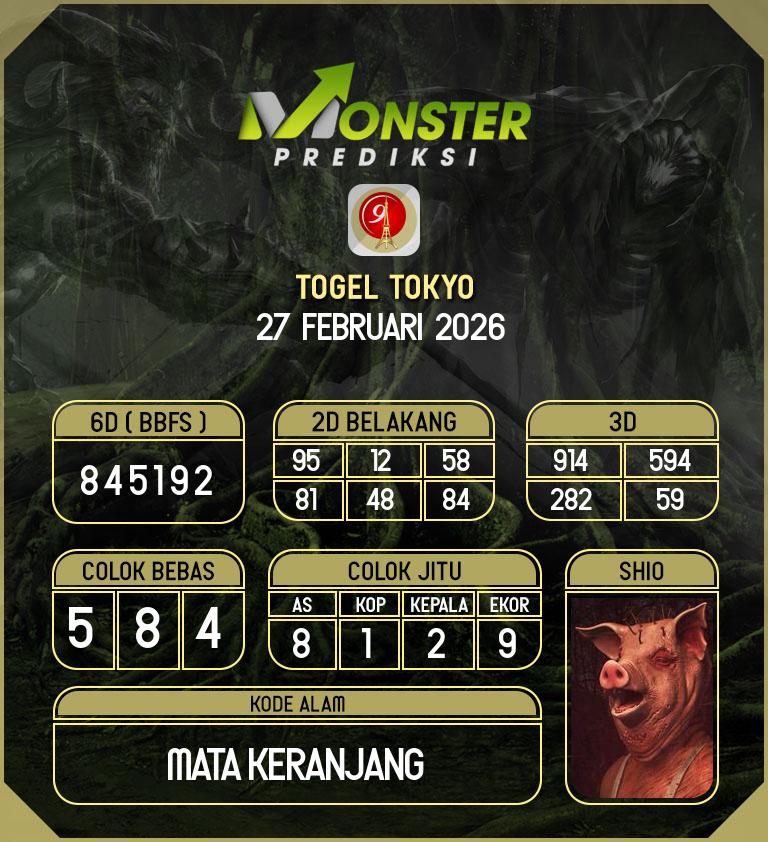 Kode-Monster-Tokyo-Hari-Jumat-27-Februari-2026