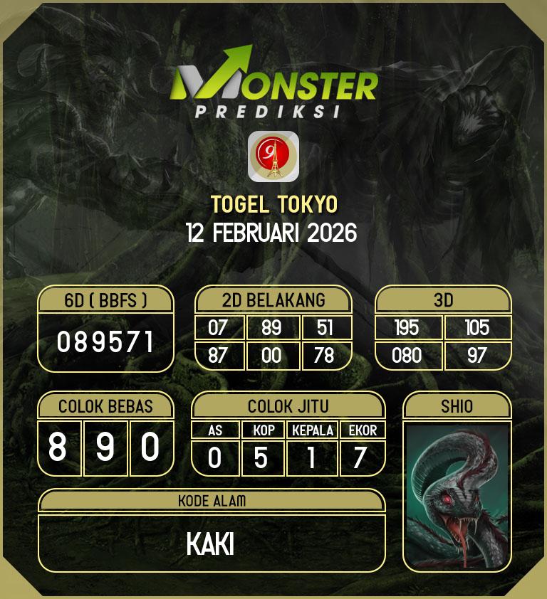 Kode-Monster-Tokyo-Hari-Kamis-12-Februari-2026