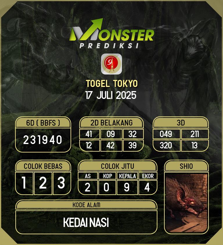 Kode-Monster-Tokyo-Hari-Kamis-17-Juli-2025