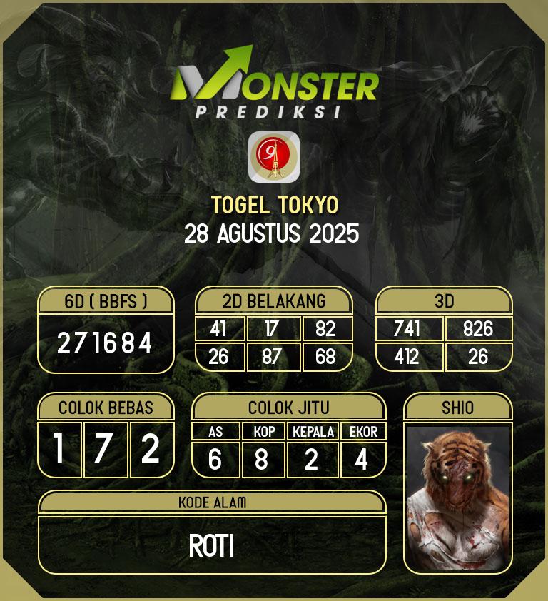 Kode-Monster-Tokyo-Hari-Kamis-28-Agustus-2025