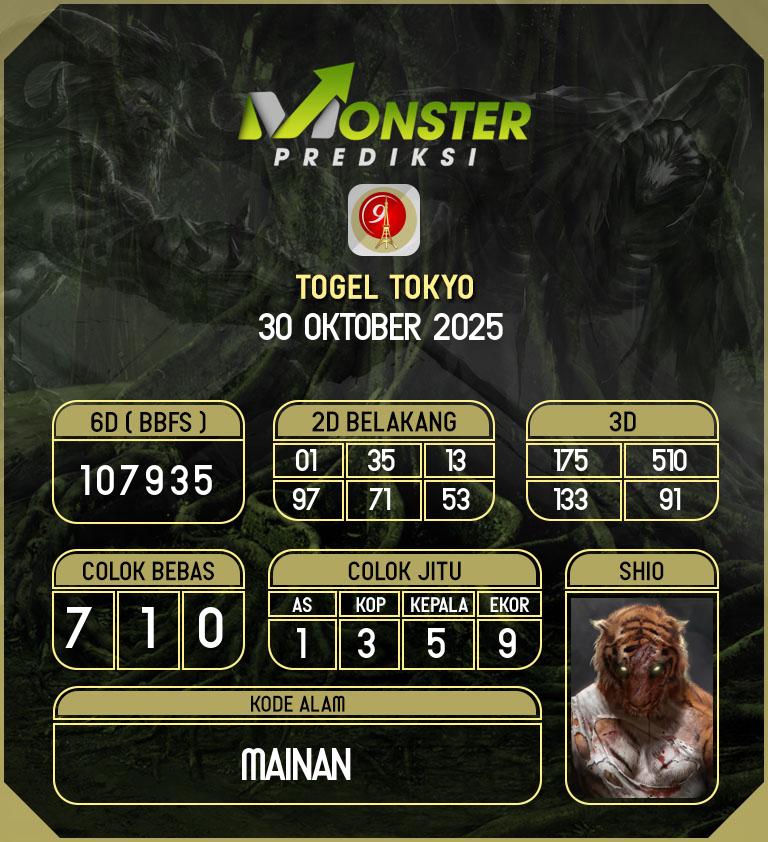 Kode-Monster-Tokyo-Hari-Kamis-30-Oktober-2025