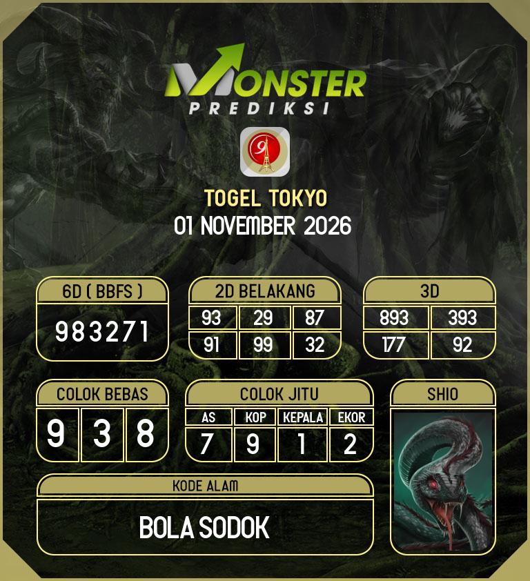 Kode-Monster-Tokyo-Hari-Minggu-1-November-2026