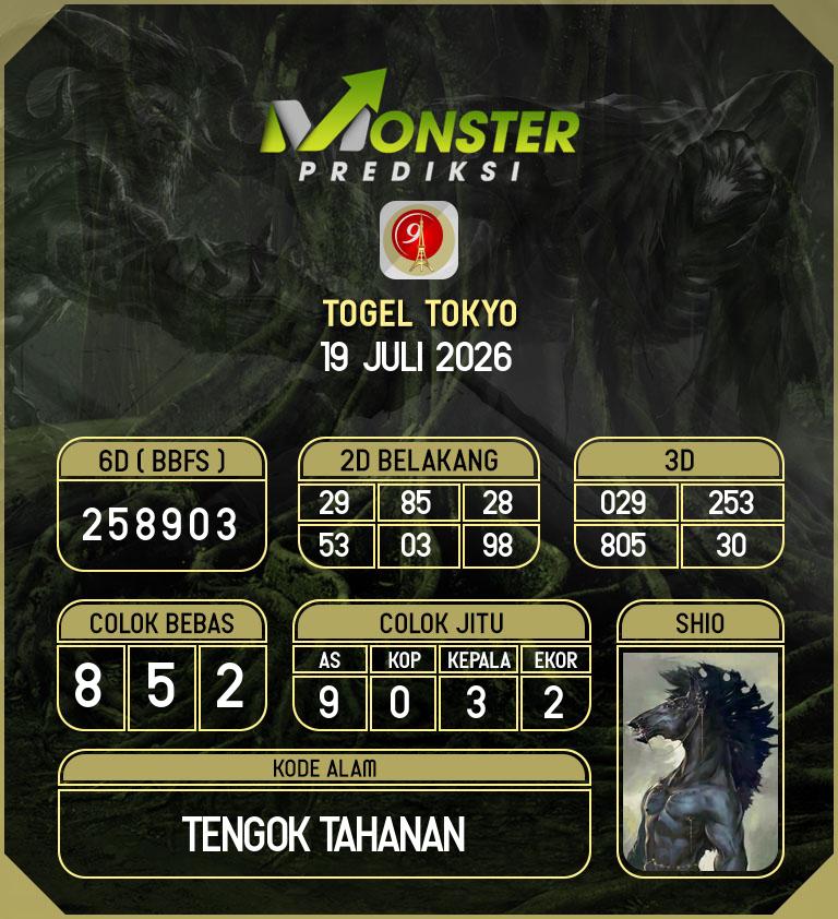 Kode-Monster-Tokyo-Hari-Minggu-19-Juli-2026