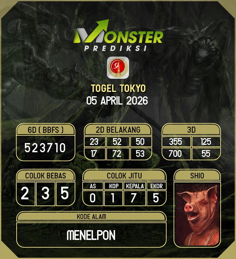 Kode-Monster-Tokyo-Hari-Minggu-5-April-2026