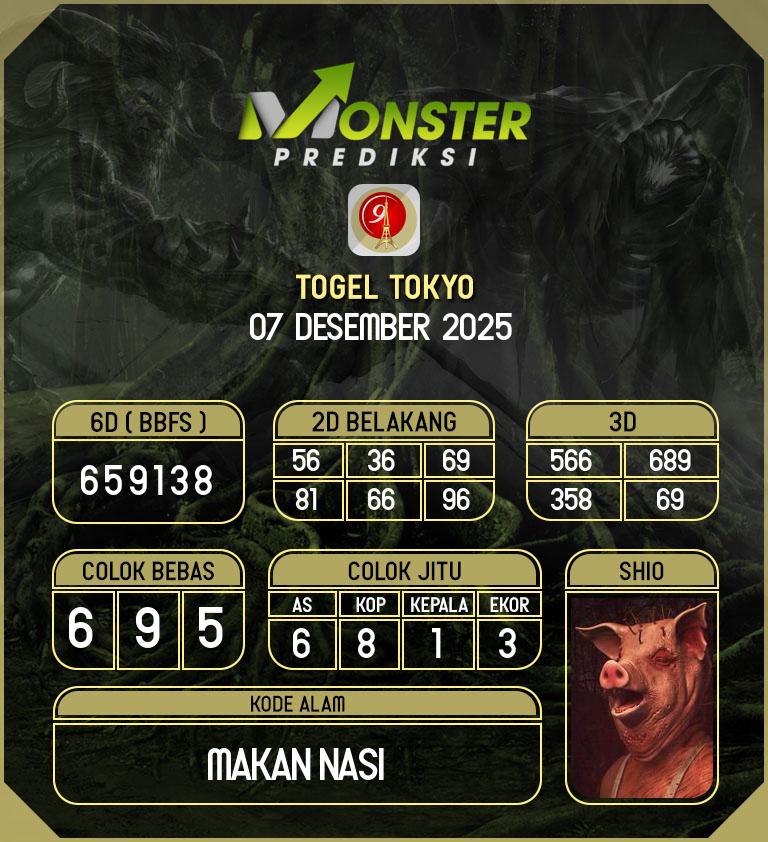 Kode-Monster-Tokyo-Hari-Minggu-7-Desember-2025