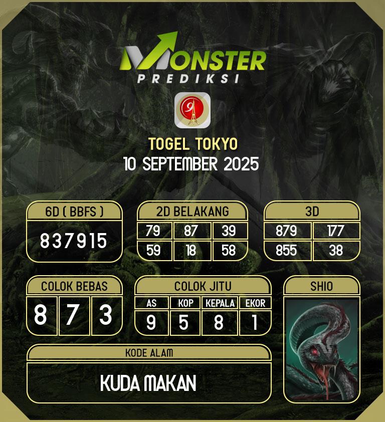 Kode-Monster-Tokyo-Hari-Rabu-10-September-2025