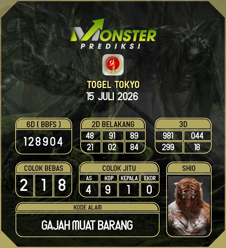 Kode-Monster-Tokyo-Hari-Rabu-15-Juli-2026