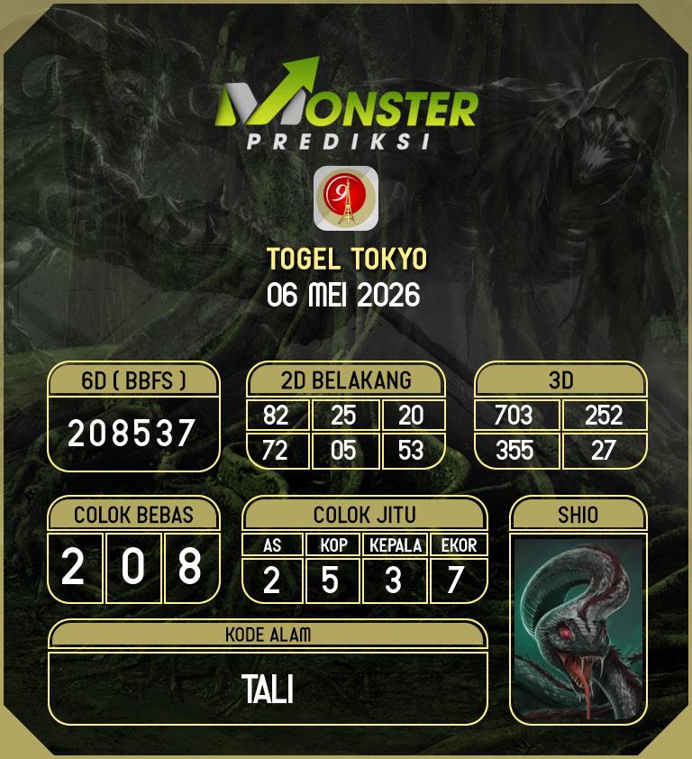 Kode-Monster-Tokyo-Hari-Rabu-6-Mei-2026