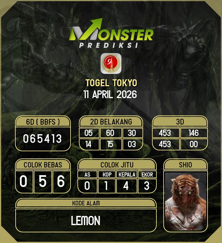 Kode-Monster-Tokyo-Hari-Sabtu-11-April-2026