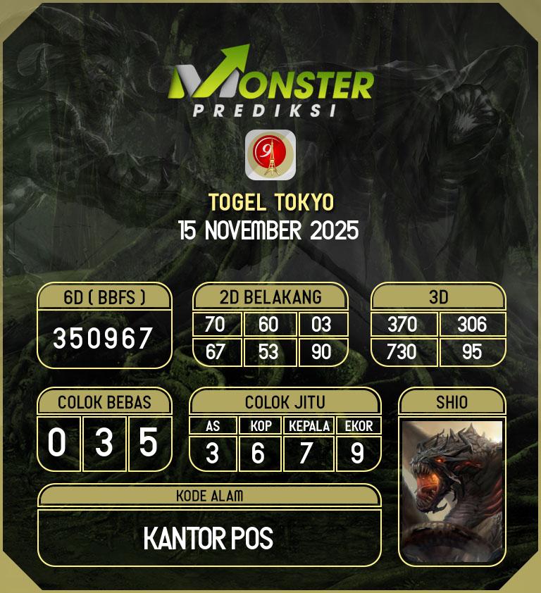 Kode-Monster-Tokyo-Hari-Sabtu-15-November-2025