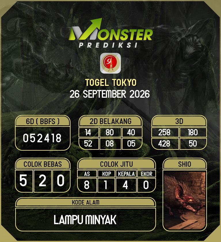 Kode-Monster-Tokyo-Hari-Sabtu-26-September-2026