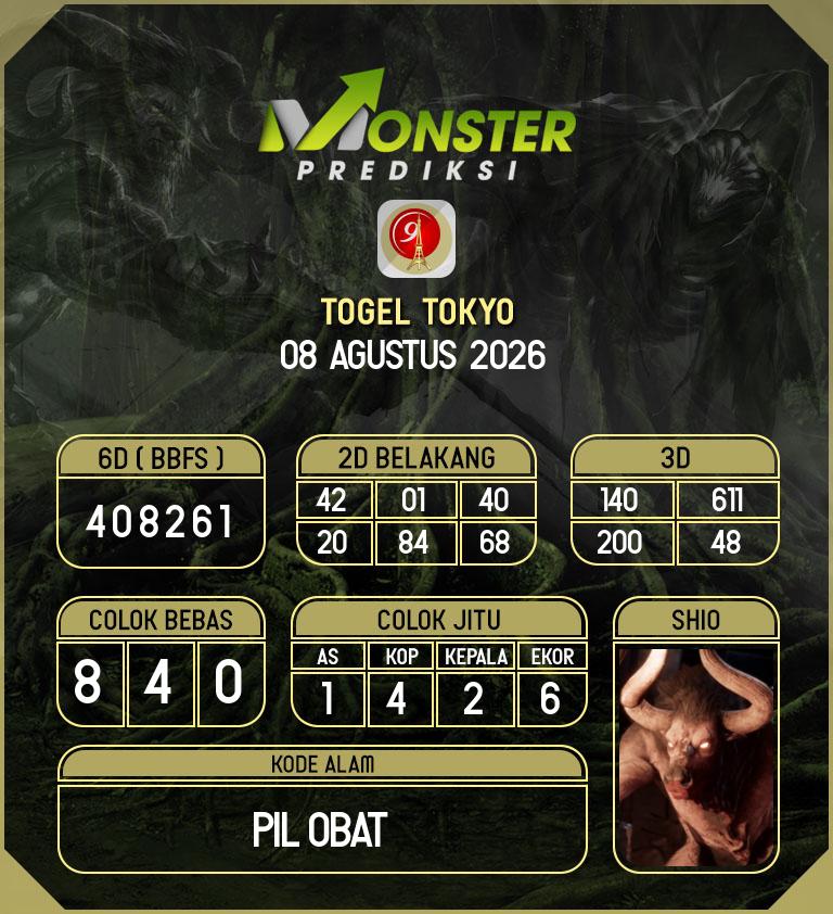 Kode-Monster-Tokyo-Hari-Sabtu-8-Agustus-2026