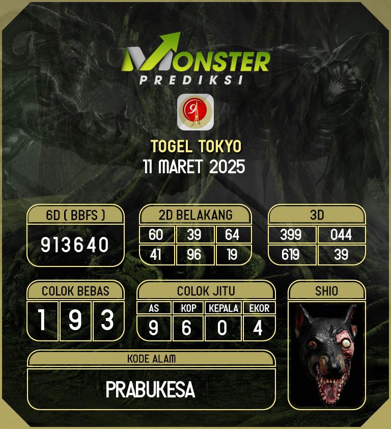 Kode-Monster-Tokyo-Hari-Selasa-11-Maret-2025