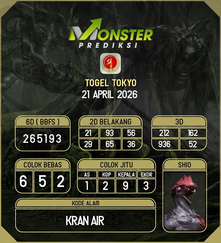 Kode-Monster-Tokyo-Hari-Selasa-21-April-2026