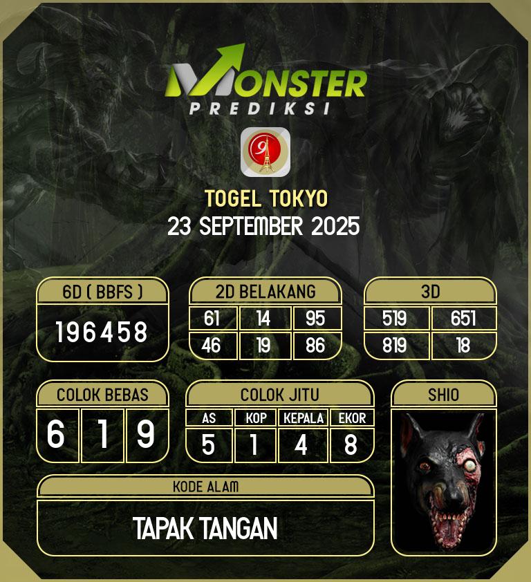 Kode-Monster-Tokyo-Hari-Selasa-23-September-2025