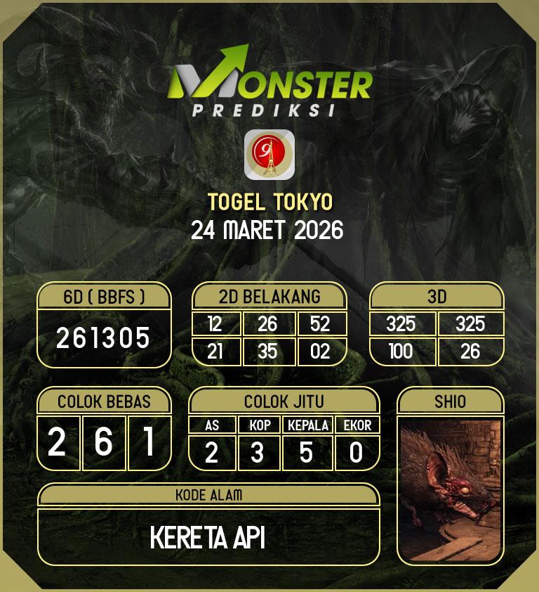 Kode-Monster-Tokyo-Hari-Selasa-24-Maret-2026