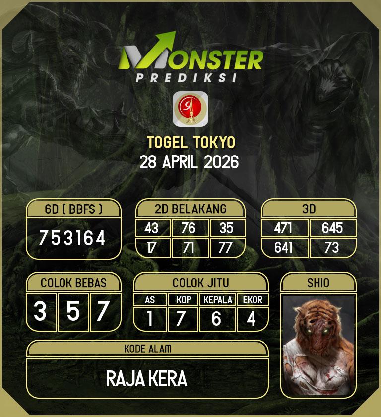 Kode-Monster-Tokyo-Hari-Selasa-28-April-2026