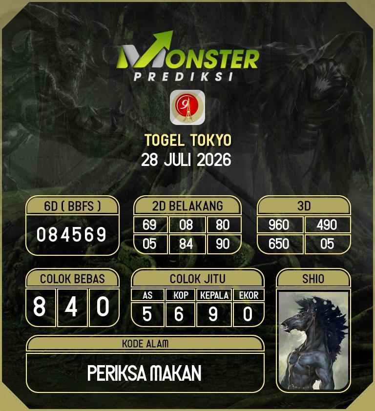 Kode-Monster-Tokyo-Hari-Selasa-28-Juli-2026
