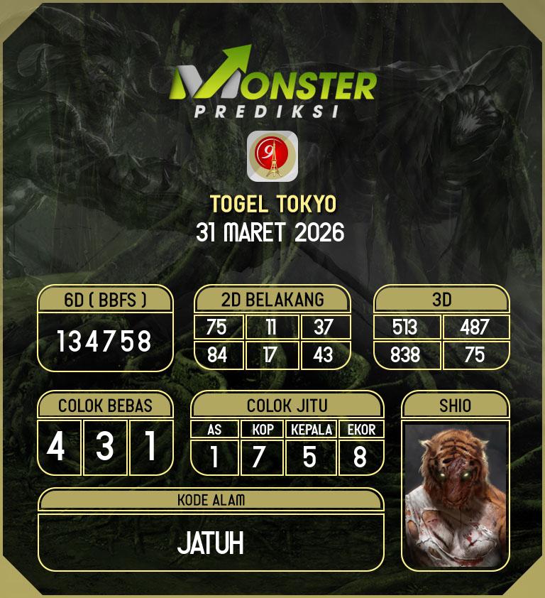 Kode-Monster-Tokyo-Hari-Selasa-31-Maret-2026