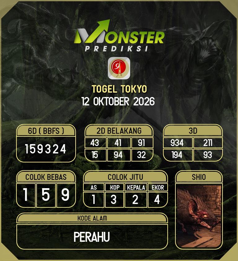 Kode-Monster-Tokyo-Hari-Senin-12-Oktober-2026