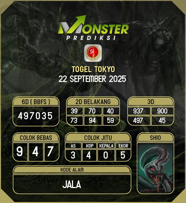 Kode-Monster-Tokyo-Hari-Senin-22-September-2025