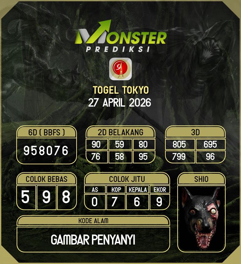 Kode-Monster-Tokyo-Hari-Senin-27-April-2026