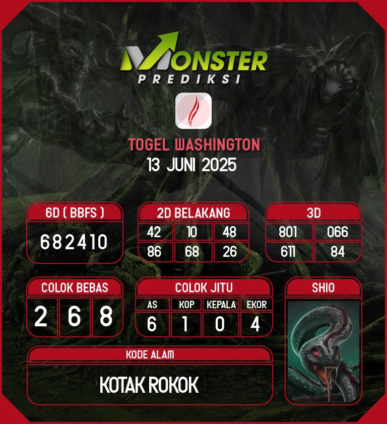 Kode-Monster-Washington-Hari-Jumat-13-Juni-2025
