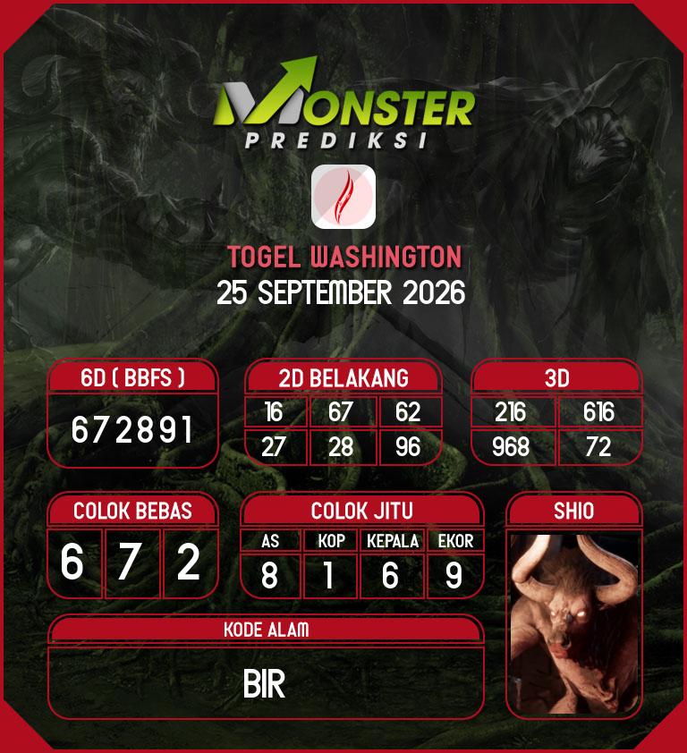 Kode-Monster-Washington-Hari-Jumat-25-September-2026