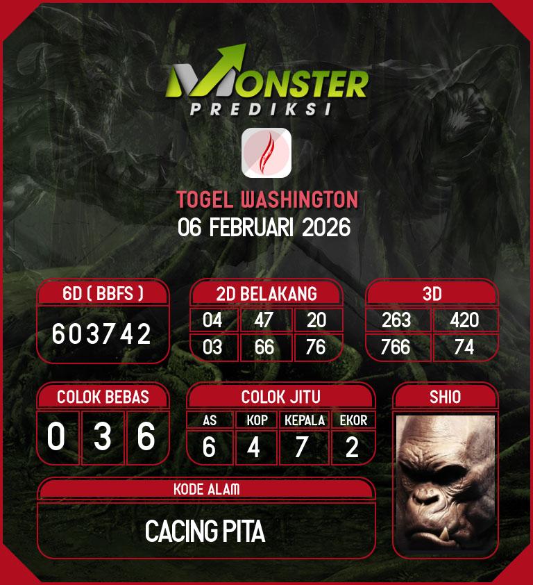Kode-Monster-Washington-Hari-Jumat-6-Februari-2026